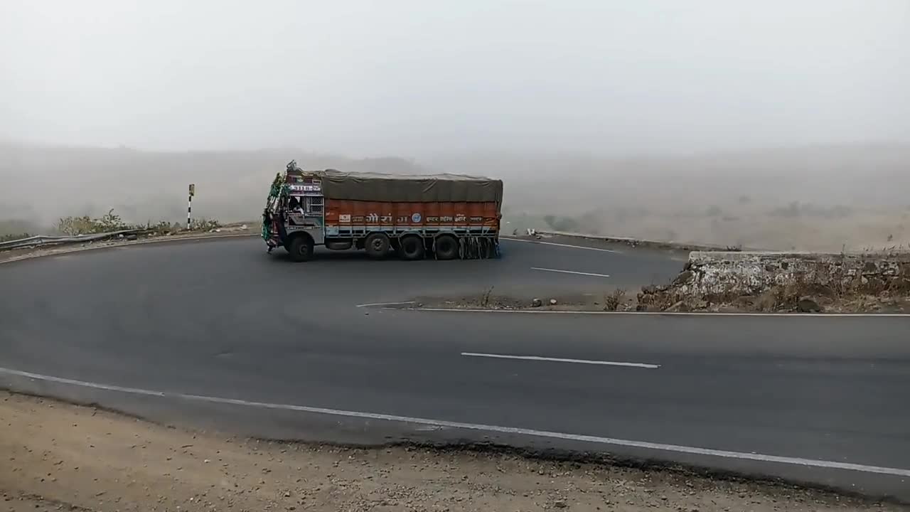 TATA Truck awesome driving skills