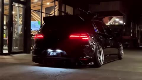 Stanced Volkswagen Golf R 7 ‘LED Rego Keytag’ showcase by @samuraimedia.co! 👹🥵