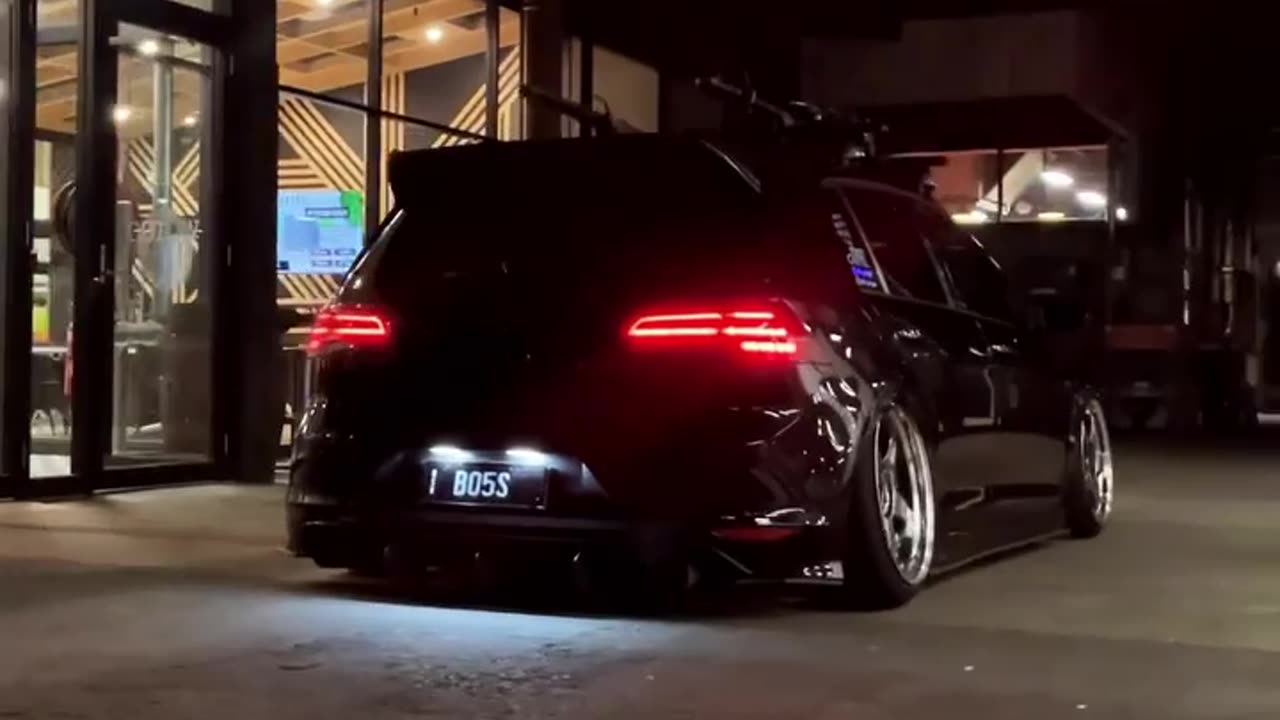 Stanced Volkswagen Golf R 7 ‘LED Rego Keytag’ showcase by @samuraimedia.co! 👹🥵