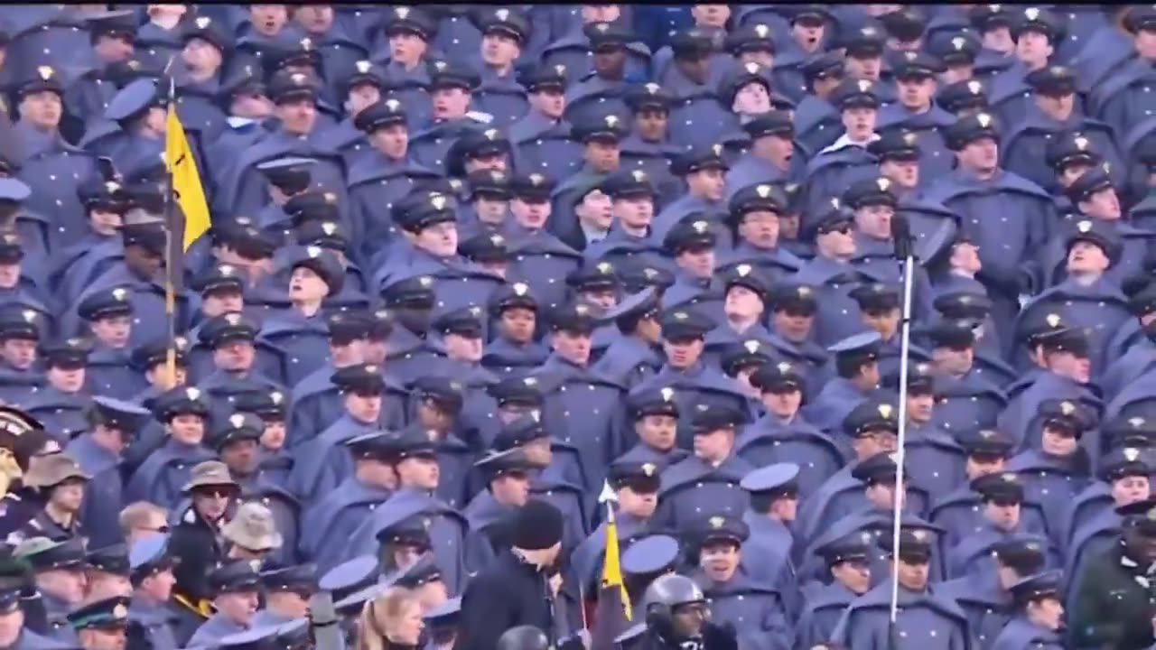 National Anthem at Army Navy game.🇺🇸🦅