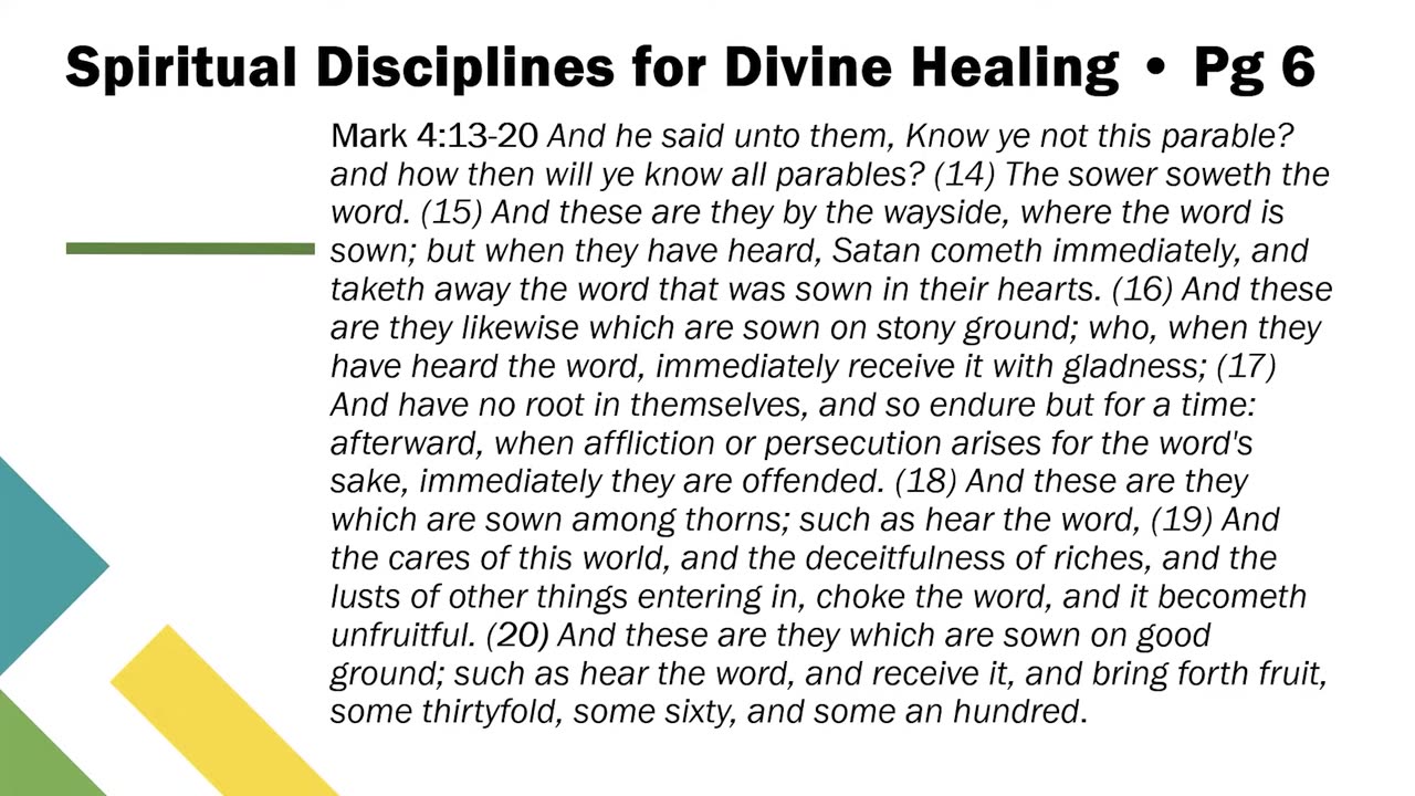 Spiritual Disciplines for Divine Healing, Part 1 (The Ambassador with Craig DeMo)