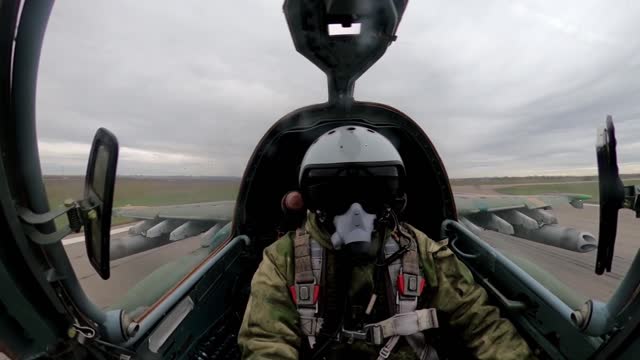 Russia Says Its Su-25s Fighter Planes Hit Ukrainian Military Positions And Vehicles With Missiles