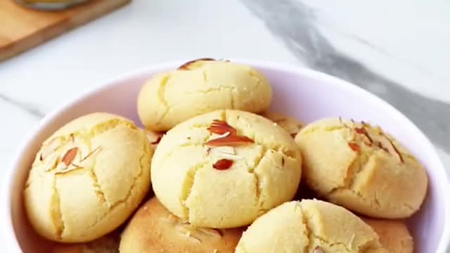 Naankhatai - Eggless Naankhatai - Eggless Butter Cookies - Eggless Cookies #naankhatai #eggless