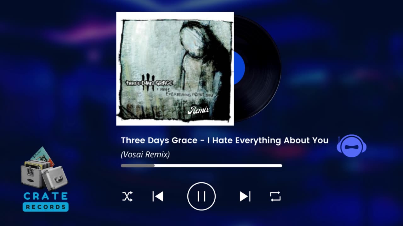 Three Days Grace - I Hate Everything About You (Vosai Remix) | Crate Records