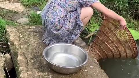 Amazing Asian fishing way ! #shorts