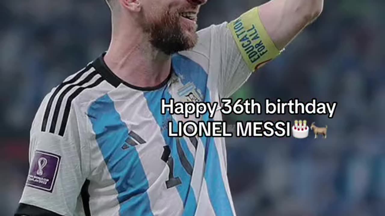 Happy birthday messi 💗💗