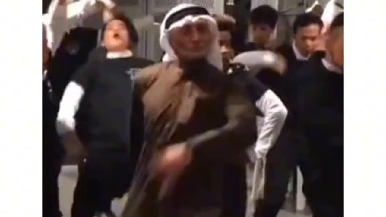 Old man dancing