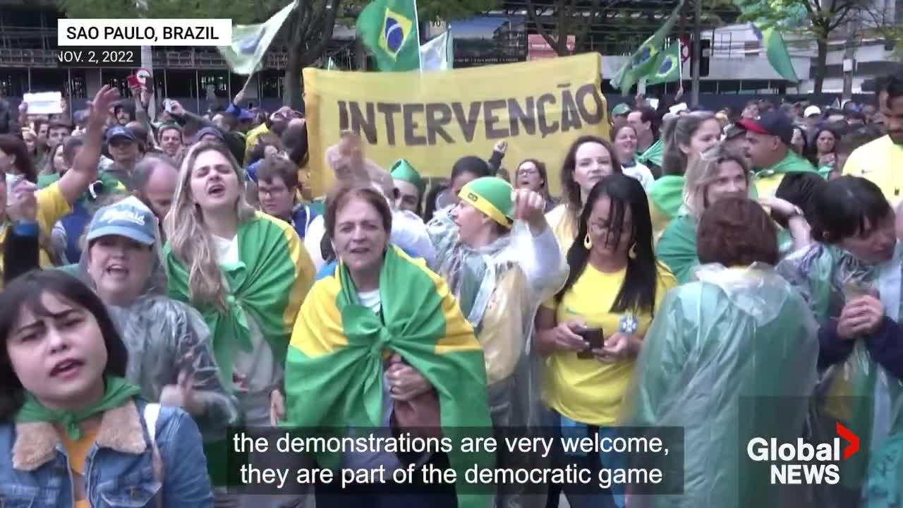 Brazil election: Bolsonaro calls on protesters to end blockades on nation's roads