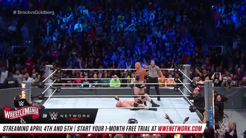 Wwe Brock Lesnar vs Goldberg match video