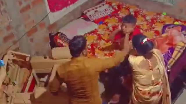 funny video, hiding man disturb the couples, hidden cam