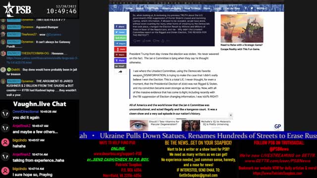 2022-12-20 09:09 EST - Straight Shootin': with Thumper