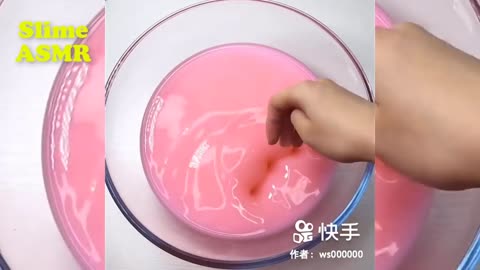 ASMR slime relaxing video