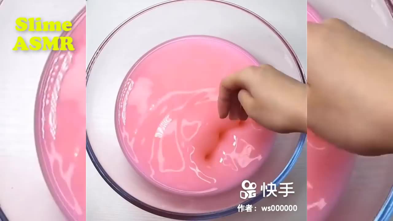 ASMR slime relaxing video