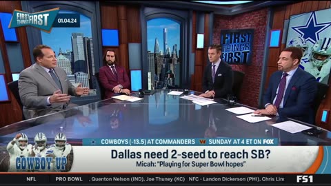 FIRST THINGS FIRST Nick Wright reacts Micah Playing for Super Bowl hopes