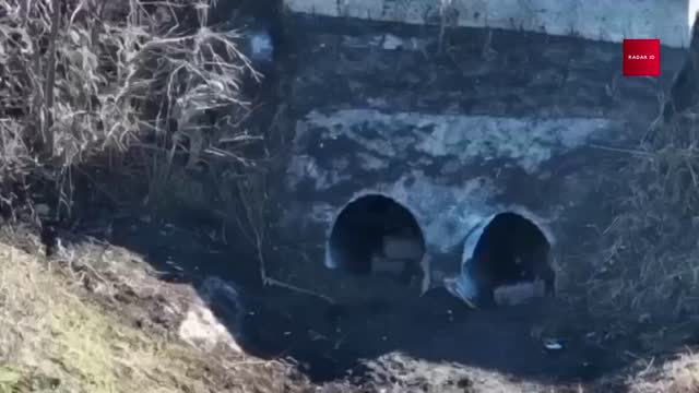 Footage of Russian forces eliminating a Ukrainian pocket in Avdiivka