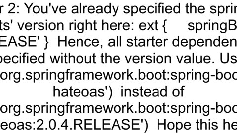 Gradle cannot resolve Spring Boot HATEOAS dependency