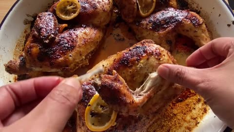 Viral Lemon and Garlic Chicken