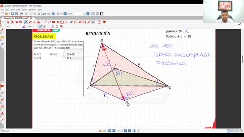 SEMESTRAL VALLEJO 2024 | Semana 12 | Trigonometría | Geometría