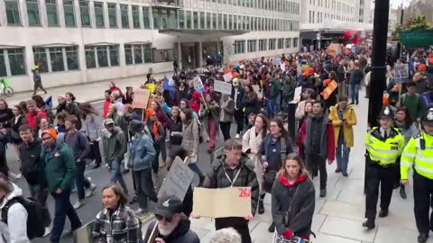 London / UK: Junior Doctors Protest / March - 11.04.2023