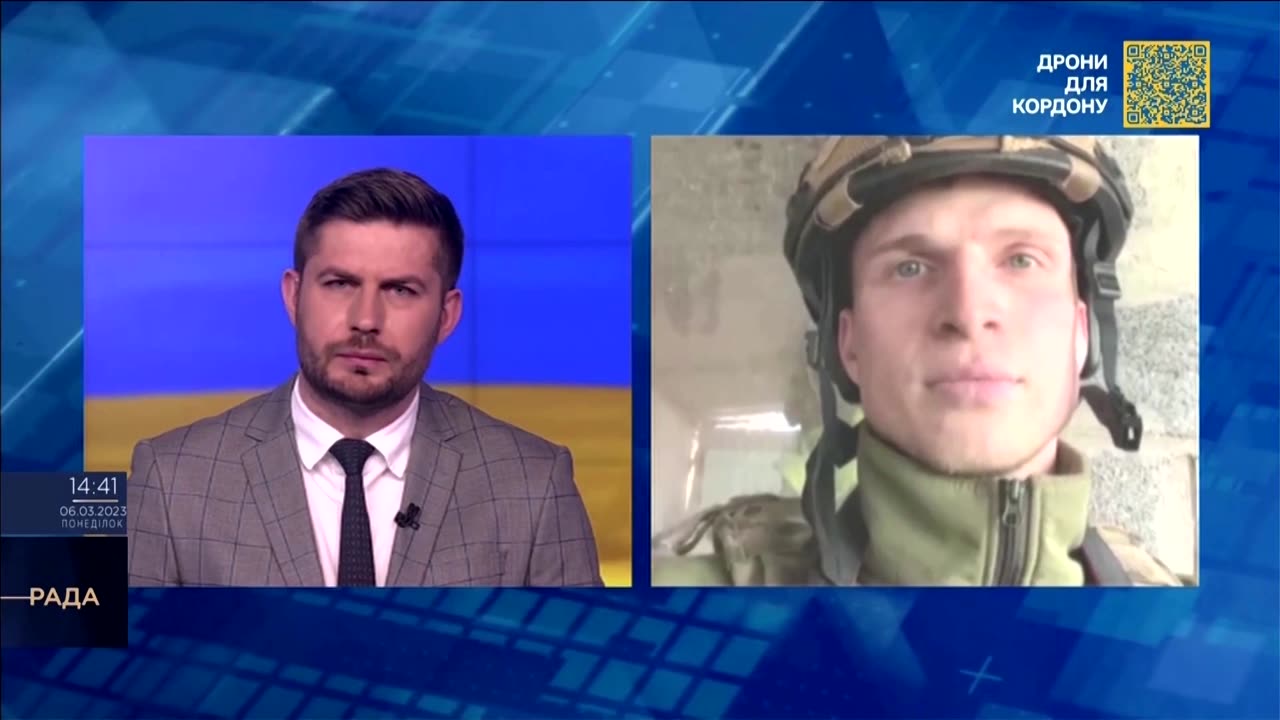 We're holding the line: Bakhmut soldier on Ukraine TV