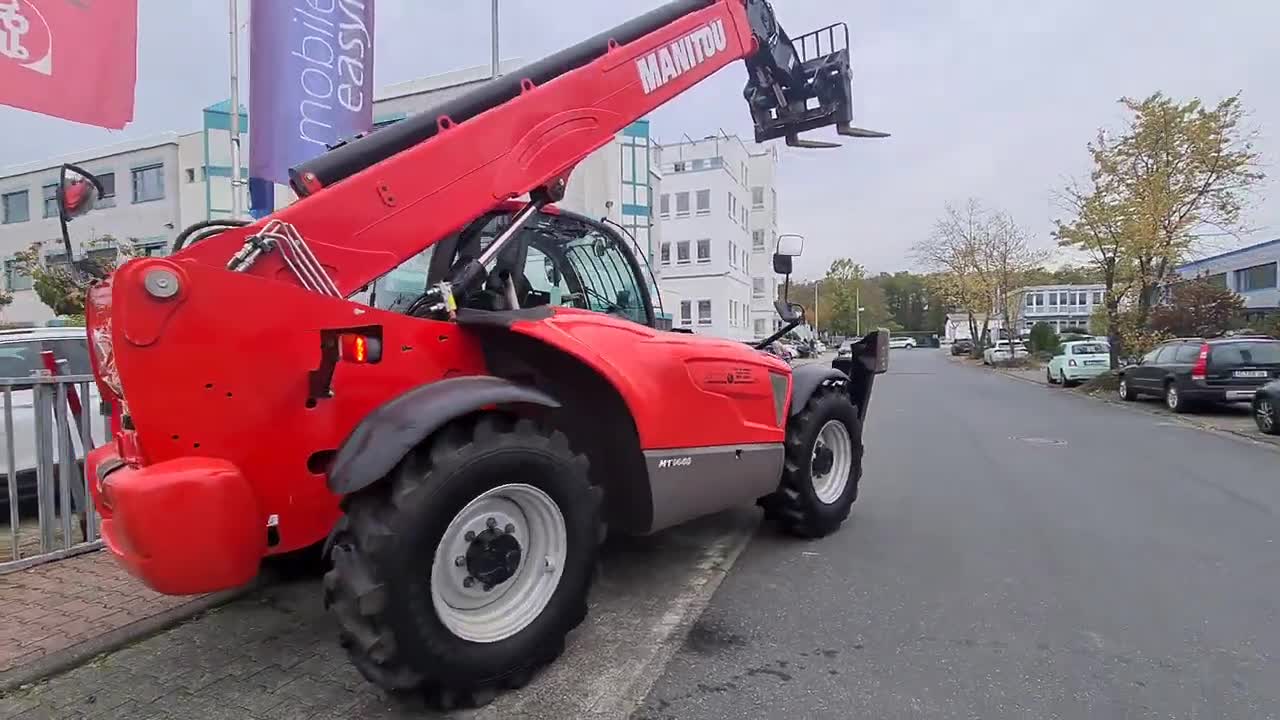 Manitou Tele Teleskop Stapler Lader. 14mtr 4to AC Klimaanlage