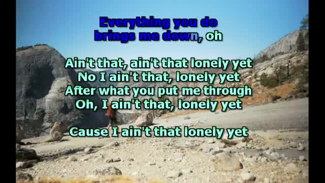 kbkaraokeking ain't that lonely yet (Yoakam)