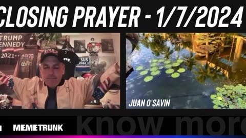 Closing Prayer - 1/7/2024