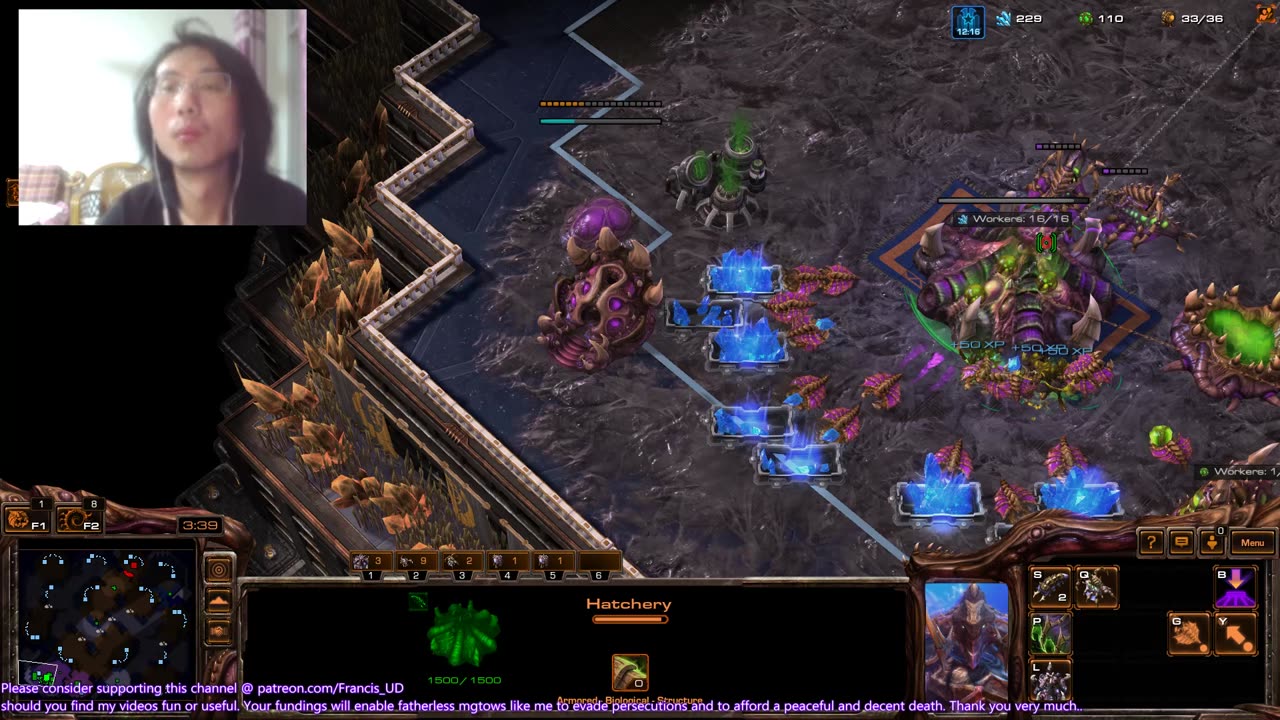 starcraft2 zerg v terran on royal blood super fast nydus worms+mutalisk rush