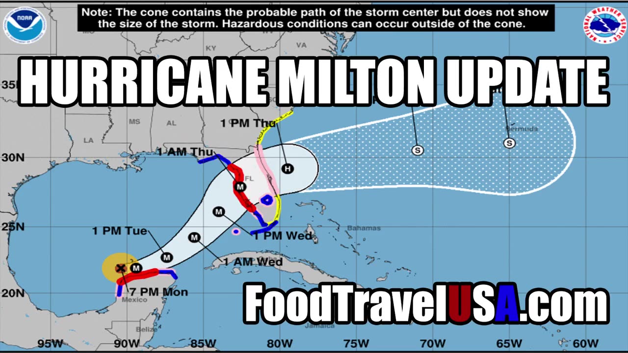 BREAKING - HURRICANE MILTON IS A CAT 5