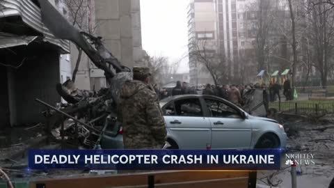 Helicopter crash in Ukraine kills 14 including top government official