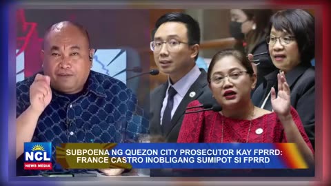 Subpoena ng Quezon City Prosecutor kay FPRRD: France Castro inobligang sumipot si FPRRD