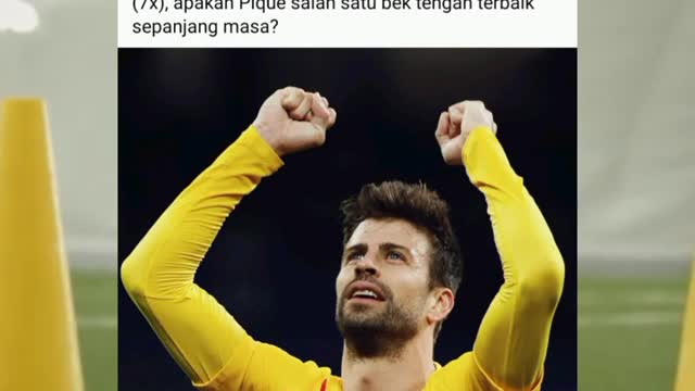 Gerrard Pique Pensiun