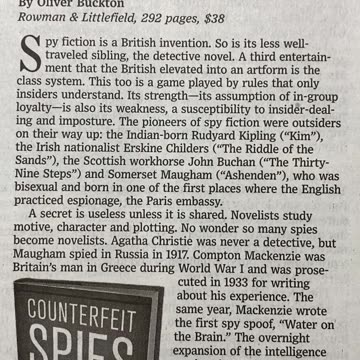 #MurphDocU: #history-lessons in #new-book on #spies