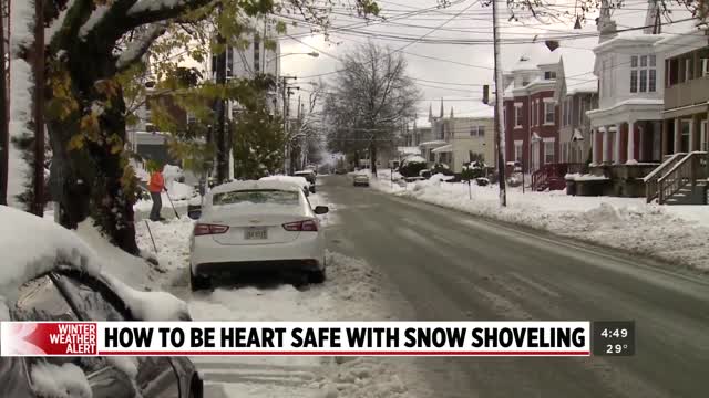 How to be heart safe with snow shoveling