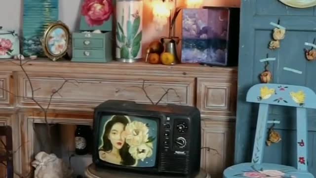 I'm afraid you need a bigger house to paint the old things