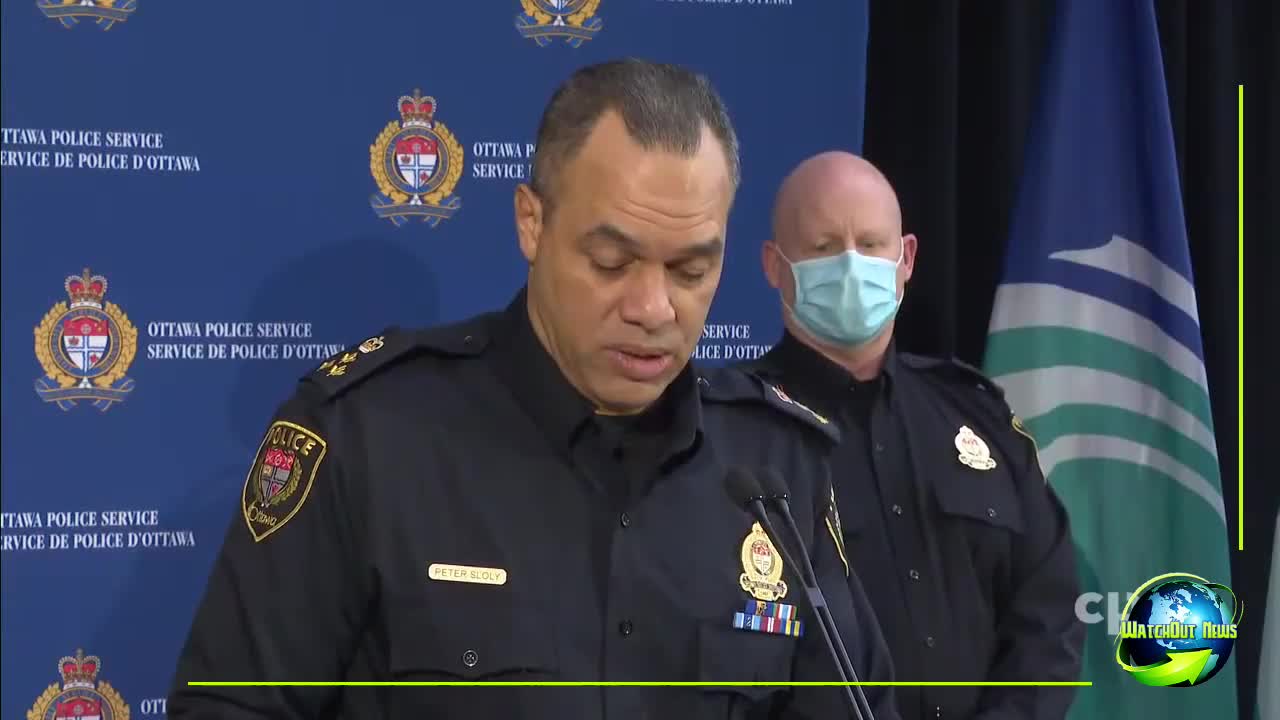 Ottawa Police Chief Peter Sloly - vowing to crush the protests with a “surge and contain” strategy!!