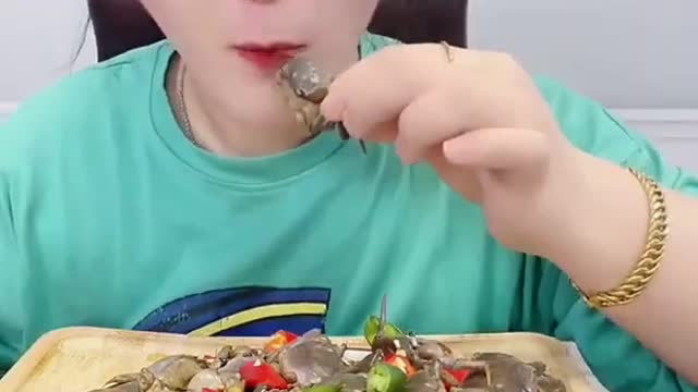 China mukbang asmr satisfying and spicy eating show