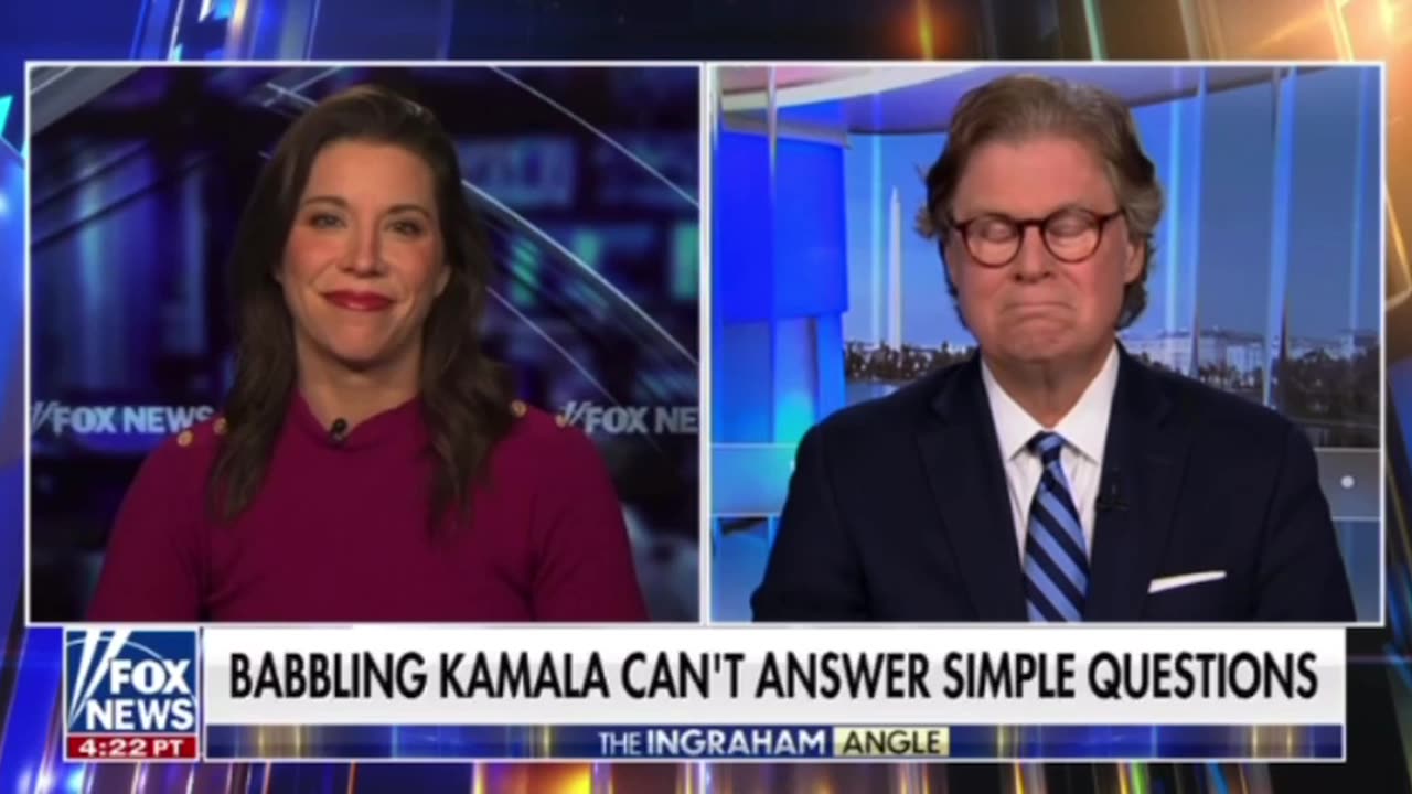 Babbling Kamala can’t answer simple questions