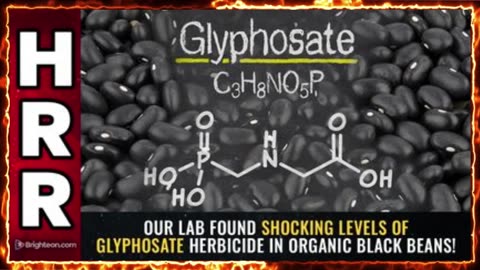 Our lab found shocking levels of glyphosate herbicide in ORGANIC Black Beans!