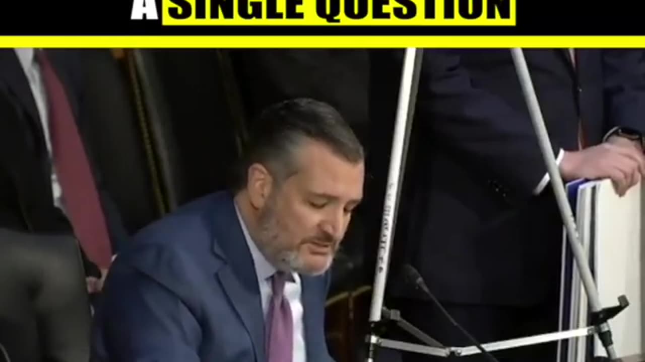 Ted Cruz Grills Witness At Hearing On Supreme Court.