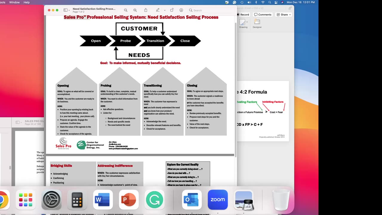 Professional Selling Skills by Sales Pro December 16, 2024 Session 2z
