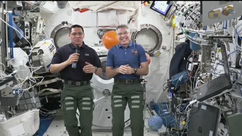 Expedition 69 Space Station Crew Answers Galveston, Texas, Student Questions - Aug. 14, 2023