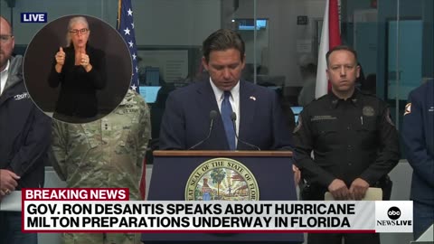 DeSantis on Hurricane Milton: ‘We will get through this’