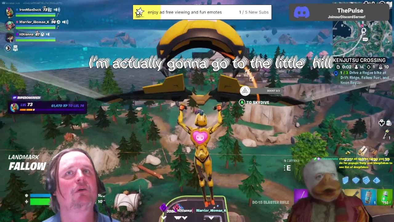 Fortnight fun with mewarriorwoman and meowser 5 9 23