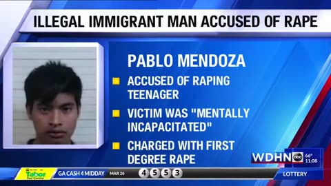 An illegal immigrant has been accused of “raping a mentally incapacitated teen” in Alabama