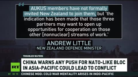 China warns the US over resurgence of Cold War mentality.