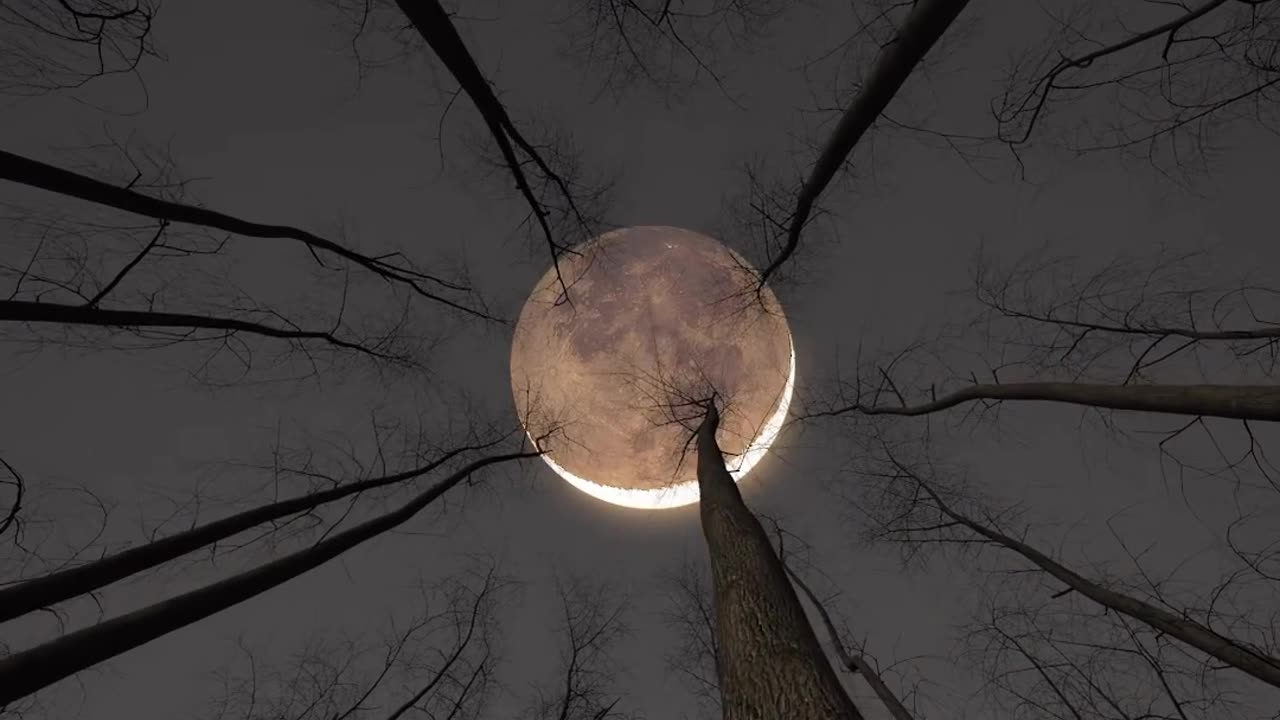 The moon in its most beautiful view