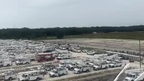 42,000+ linemen on standby and ready to go in Florida.