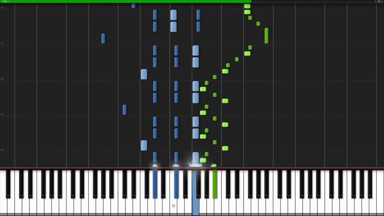 Chopin Tuto - Minute Waltz Synthesia