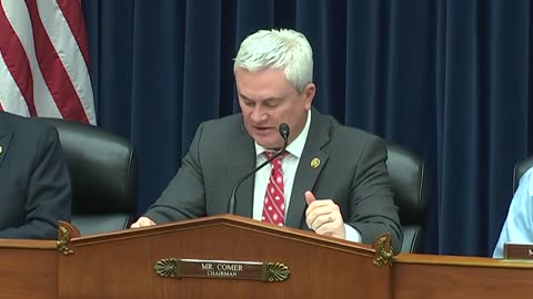 Rep Comer about Biden wanting money for a crisis he created.